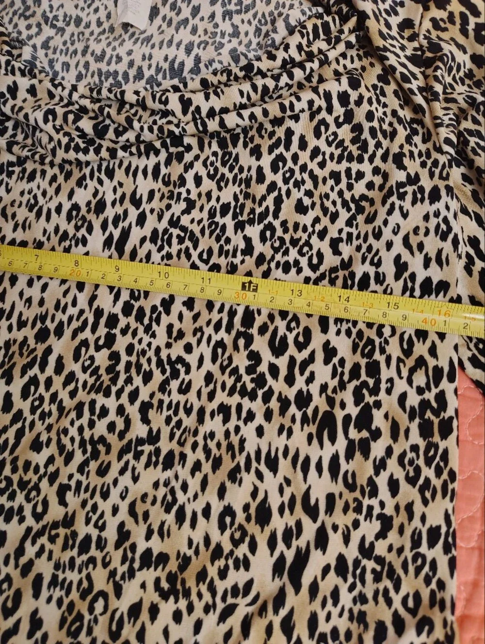 Calvin Klein Kids Leopard Print Pajama Top - Beige and Black
